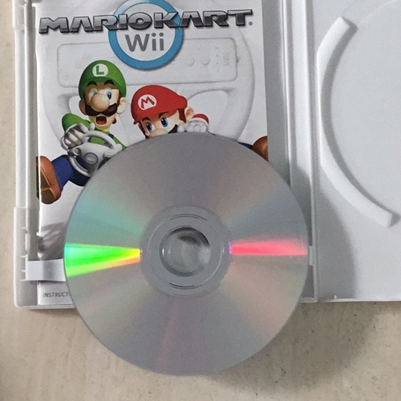 Mario Kart Wii & Wheels Nintendo Wii Game 2 Racing Wheel - Picture 8 of 11